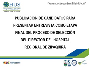 PUBLICACIÓN DE CANDIDATOS PARA PRESESENTAR ENTREVISTA COMO ETAPA FINAL DEL PROCESO DE SELECCI