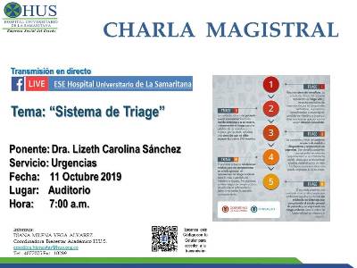 Charla Magistral Sistema de Triage