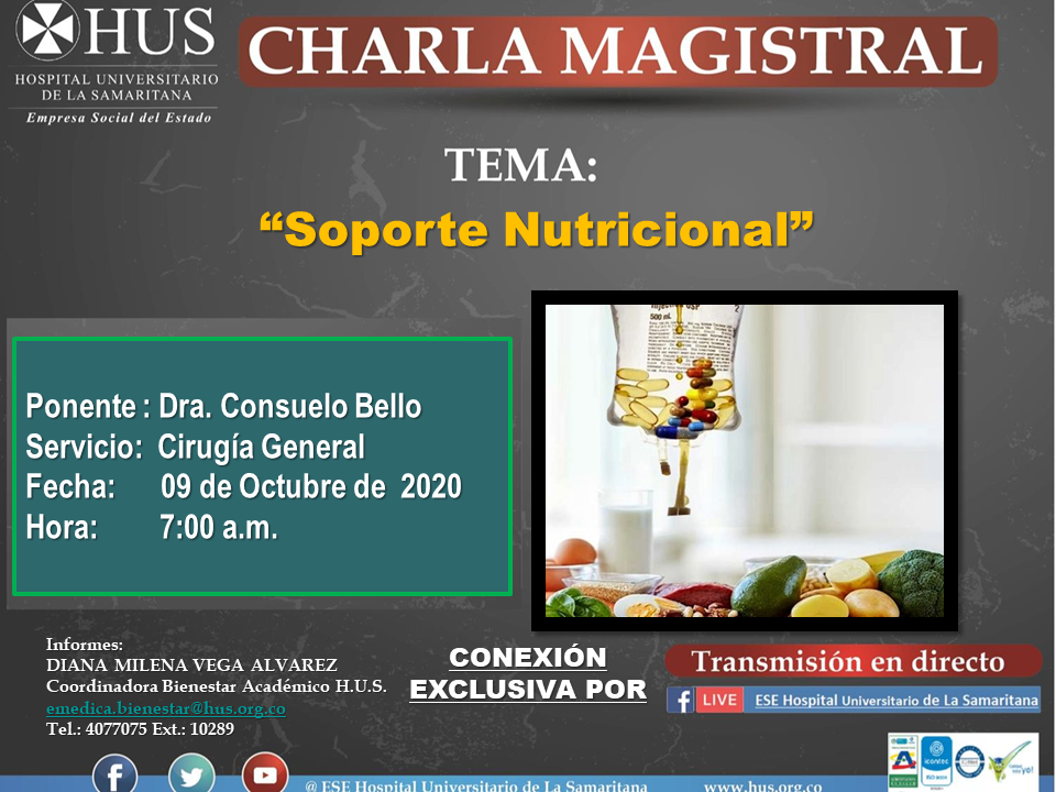 Charla Magistral Soporte Nutricional