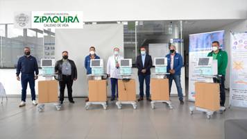 Donaci&oacute;n de 18 Ventiladores para el Hospital Regional de Zipaquir&aacute; por parte del Ministerio de Salud y Protecci&oacute;n Social